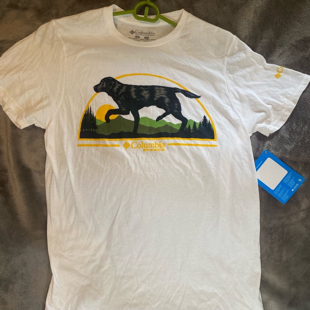 Columbia pointer  t-shirt new w tags